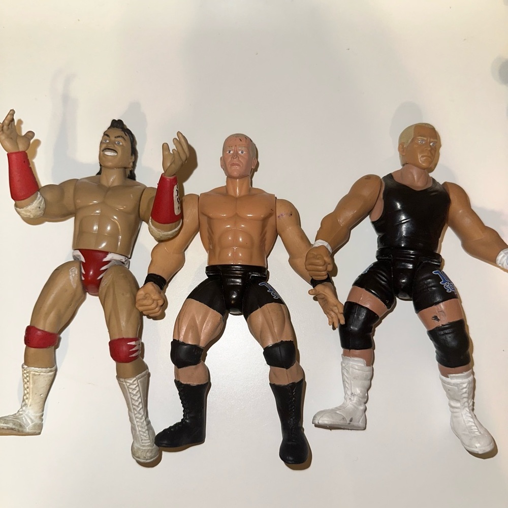 Wrestling Action Figures Set vintage